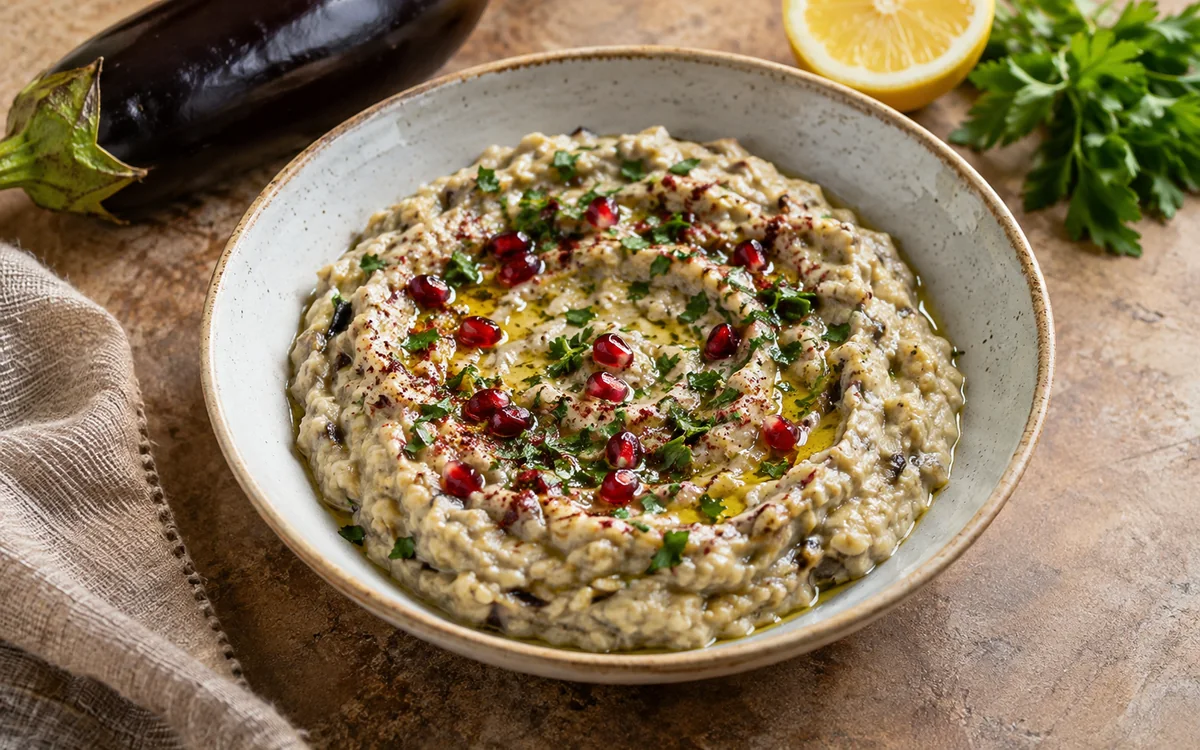 Moutabbal d’aubergines