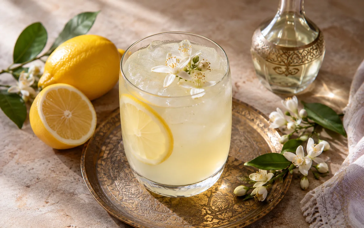 Citronnade à la fleur d’oranger