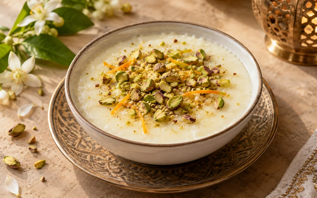 Mouhallabieh à la fleur d’oranger