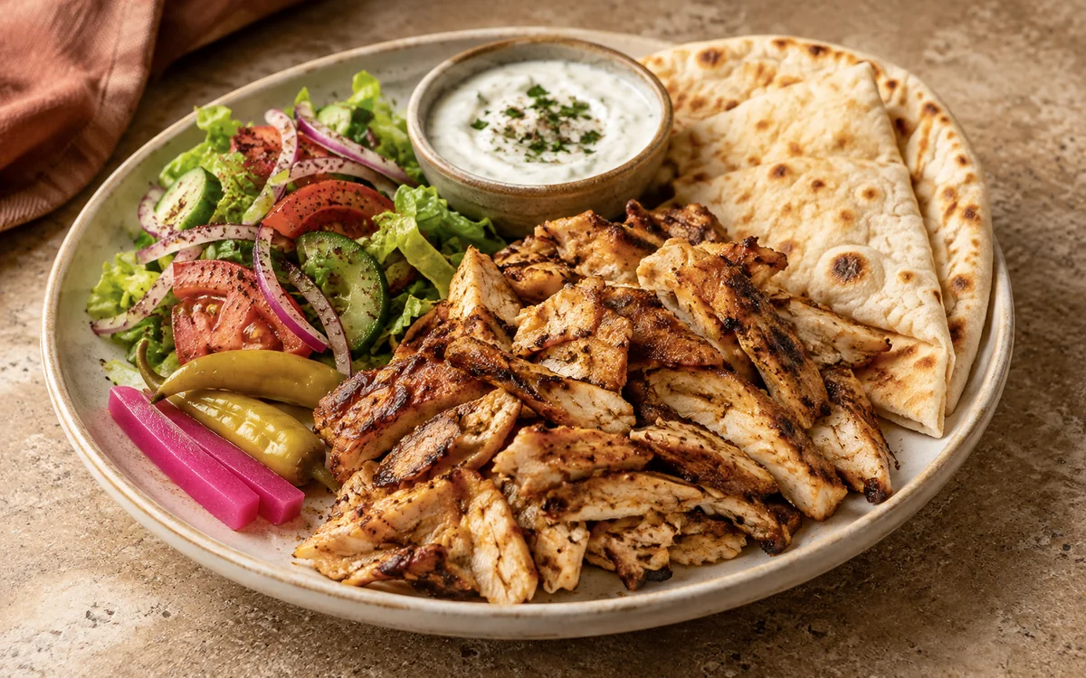 Chawarma de poulet